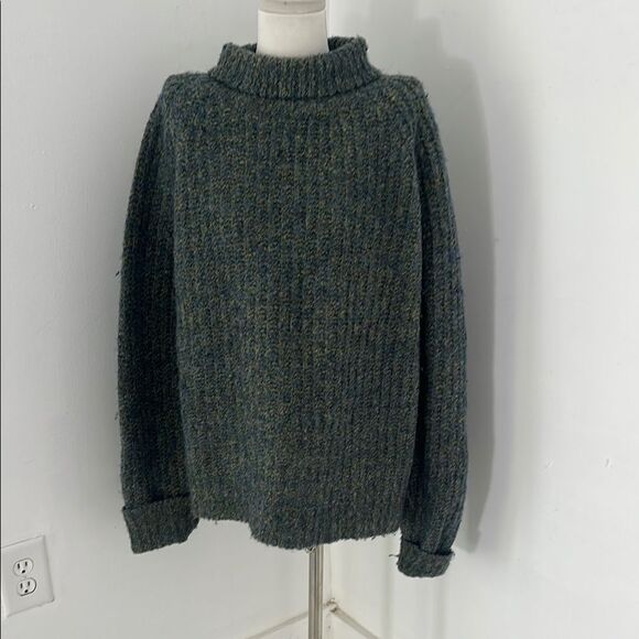 Vintage Glenden England Chunky Knit Turtleneck Sweater - Picture 1 of 5
